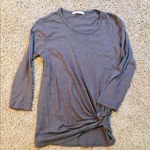 New, never worn tie-front tunic